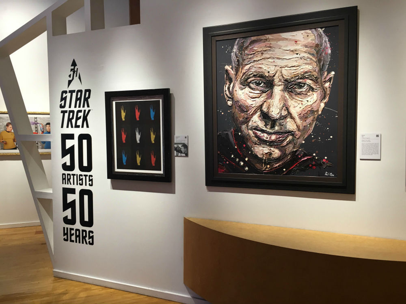 Illustration for article titled 50 Artists Commemorate 50 Years of Star Trek in This Amazing Art Exhibit